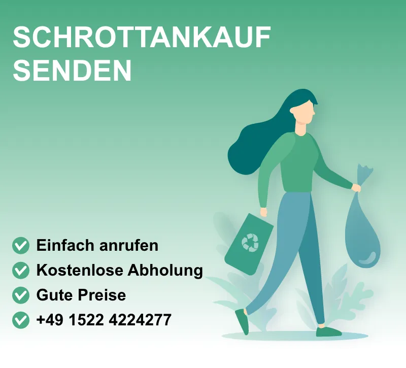 Schrottankauf Senden – Altmetall verkaufen und Geld verdienen Sie haben Schrott in Senden, den Sie loswerden möchten? Unser Schrottankauf in Senden bietet Ihnen eine einfache und lukrative Möglichkeit, Kupferschrott, Kabelschrott, Messing, Aluminium und Edelstahl zu verkaufen – zu fairen Preisen und mit kostenloser Abholung